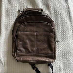 Frye leather backpack